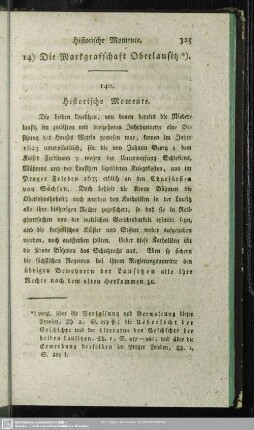 14) Die Markgrafschaft Oberlausitz