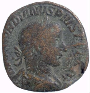 Münze, Sesterz, 241 - 242
