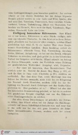 Einfügung besonderer Rührscenen