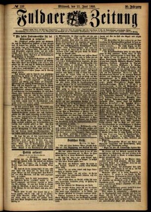 Ausgabe vom Mittwoch, den 21. Juni 1893.