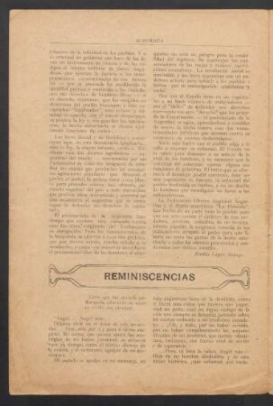 Reminiscencias