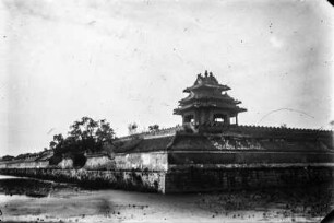 Tempelanlage : Die Mauer einer buddhistischen Tempelanlage