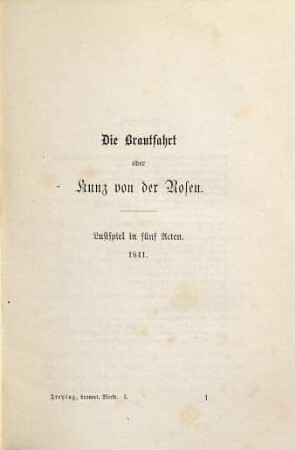 Dramatische Werke, 1