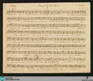 Joseph. Excerpts. Arr - Don Mus.Ms. 2524 : V