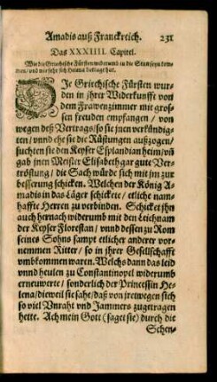 Das XXXIIII. Capitel.
