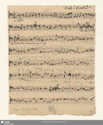Viola ò Tromb[one]. 2do