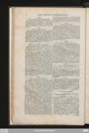 Membrum V. Continens Exegesin, Cap. XVIII.