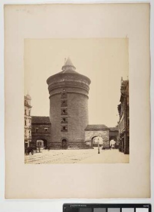 Innere Ansicht des Spittler- und Ludwigs-Thores. - Spittlertor, Ludwigstor, Nürnberg