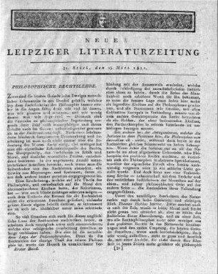 1811-03-13 : 31. Stück