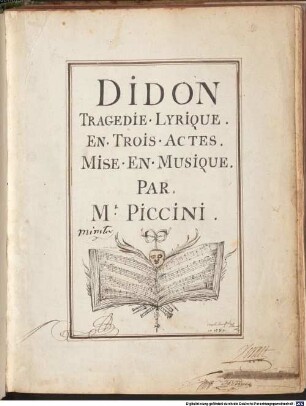 Didon, V (6), Coro, orch - BSB Mus.ms. 12805 : [cover title:] DIDON // 1789