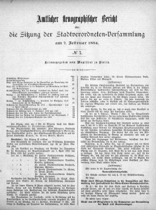 No. 7, 7. Februar 1884