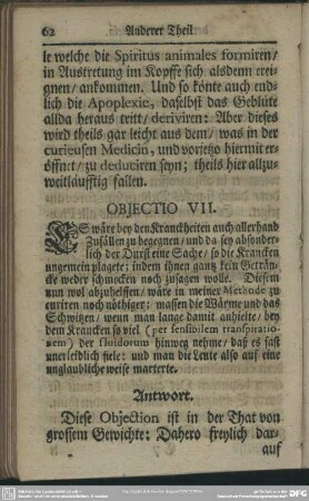 Objecto VII.