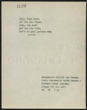 Säpp, Säpp suer,