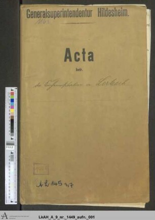 Lerbach: Visitationsakten