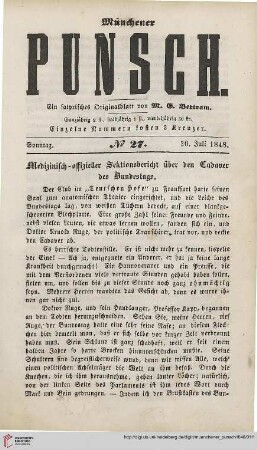 No. 27 (30. Juli 1848)