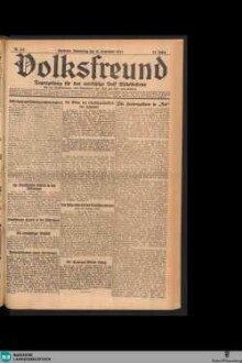 Der Volksfreund : Tageszeitung für das werktätige Volk Mittelbadens