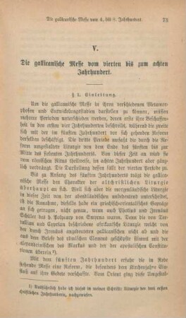 73-95 Die gallicanische Messe vom 4. bis zum 8. Jahrhundert