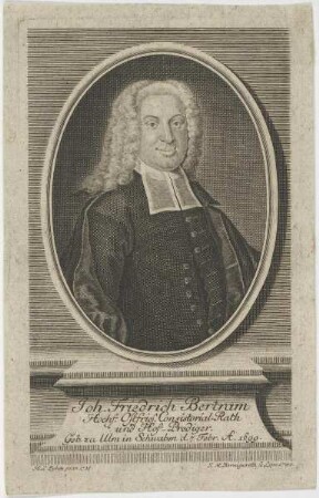 Bildnis des Joh. Friedrich Bertram