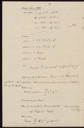 Dienstag 5. Februar 1878. - Dienstag 26. Februar 1878.