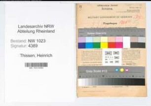 Entnazifizierung Heinrich Thissen , geb. 07.02.1896 (Lehrer)