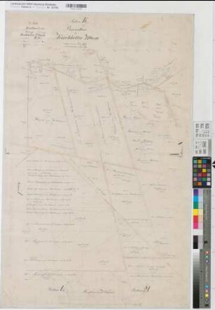 Kirchhellen (Bottrop), Teilung der Kirchheller Mark, Bl.10 Brouillonkarte Sektion K