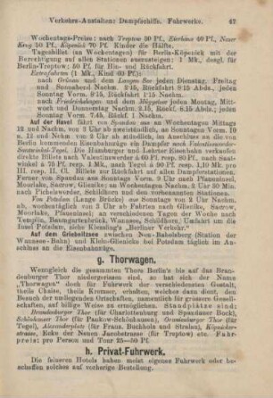h. Privat-Fuhrwerk