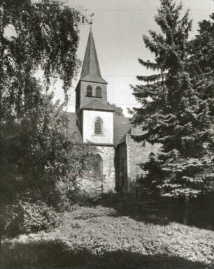 Sauen. Dorfkirche (1896, Mauerteile Mittelalter). Ansicht von Südsüdwesten