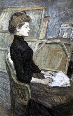 Junges Mädchen im Atelier (Helene V.)