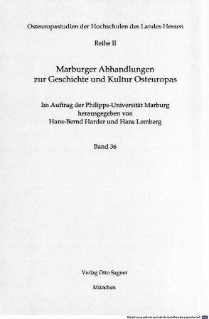 Festschrift für Hans-Bernd Harder zum 60. Geburtstag