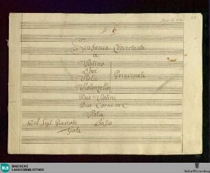 Symphonies concertantes - Don Mus.Ms. 446 : C; ReiF 2.11