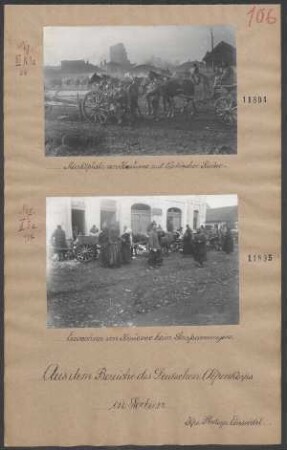 Marktplatz von Krusevac mit türkischer Ruine