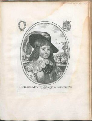 Gvilielmvs Nassavivs, Nat. Princeps auriacus, etc.