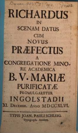 Richardus : [Periocha]