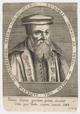 Bildnis des Zacharias Ursinus