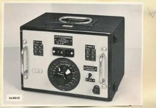 Terzfilter 320 MHz -3,6 KHz Typ Nr. 06.49011.1, Frontseite, Foto 1954