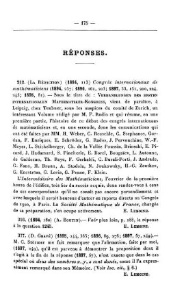 Résponses.
