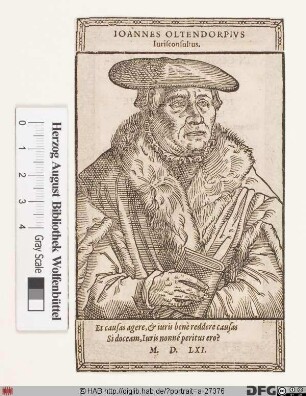Bildnis Johann Oldendorp