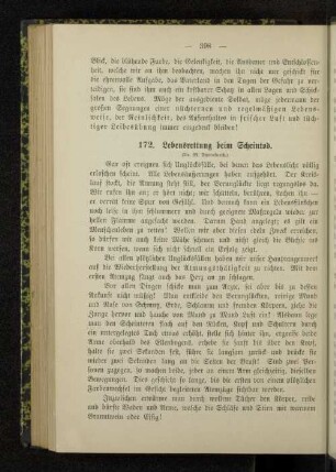 172. Lebensrettung beim Scheintod.