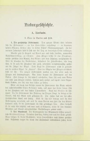A. Tierkunde
