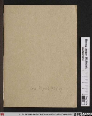 Catalogus Derer Bücher/ so in Lüneburg und Wolffenbüttel bey Johann und Heinrich Stern/ Gebrüdern/ zu bekommen/ und von Ihnen verlegt oder gedruckt : Nach Ordnung des Alphabets zusammen gesetzet
