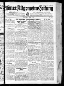 Essener allgemeine Zeitung. 1918-1943