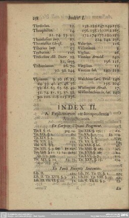 Index II.