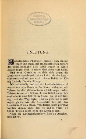 Das Wesen der modernen Landschaftsmalerei