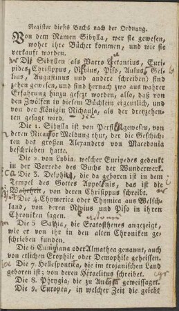 Register dieses Buchs nach der Ordnung