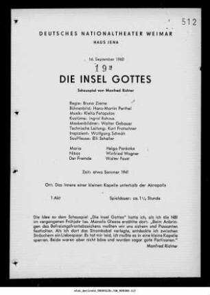Die Insel Gottes