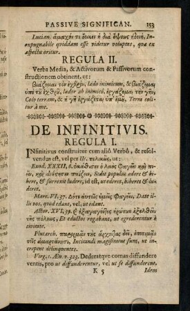 153-163, De Infinitivis.