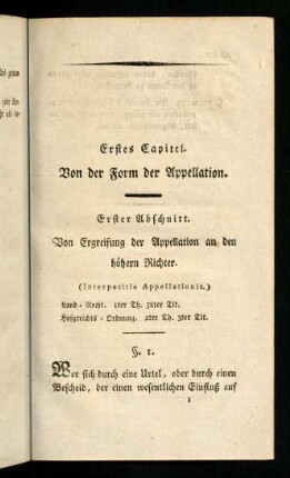 1-33, Erster Abschnitt