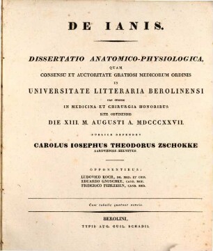 De ianis : diss. anat.-physiol.