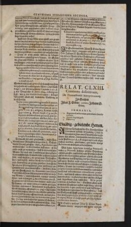 Relat. CLXIII.