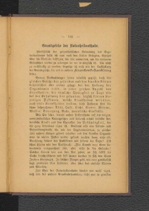 Grundgesetze der Naturheilmethode.